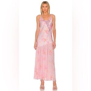 Loveshackfancy, Rhoda Silk Maxi Dress, size:2